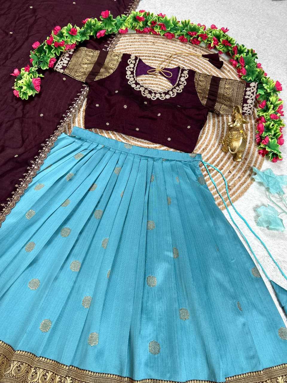 YNF Wholesale Rangoli Silk Lehenga Sarees KESH505 Layer | Surat Manufacturer