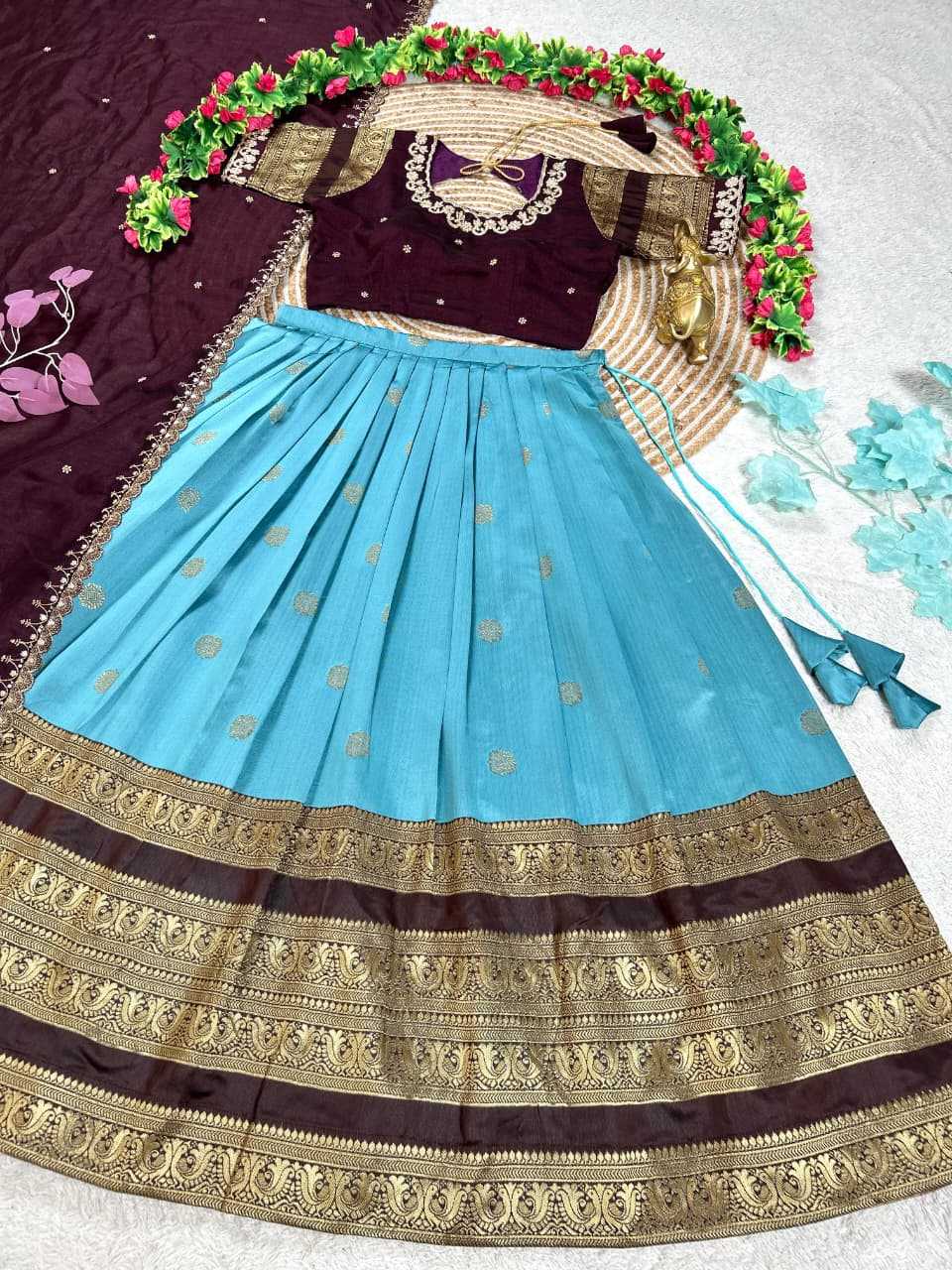 YNF Wholesale Rangoli Silk Lehenga Sarees KESH505 Layer | Surat Manufacturer