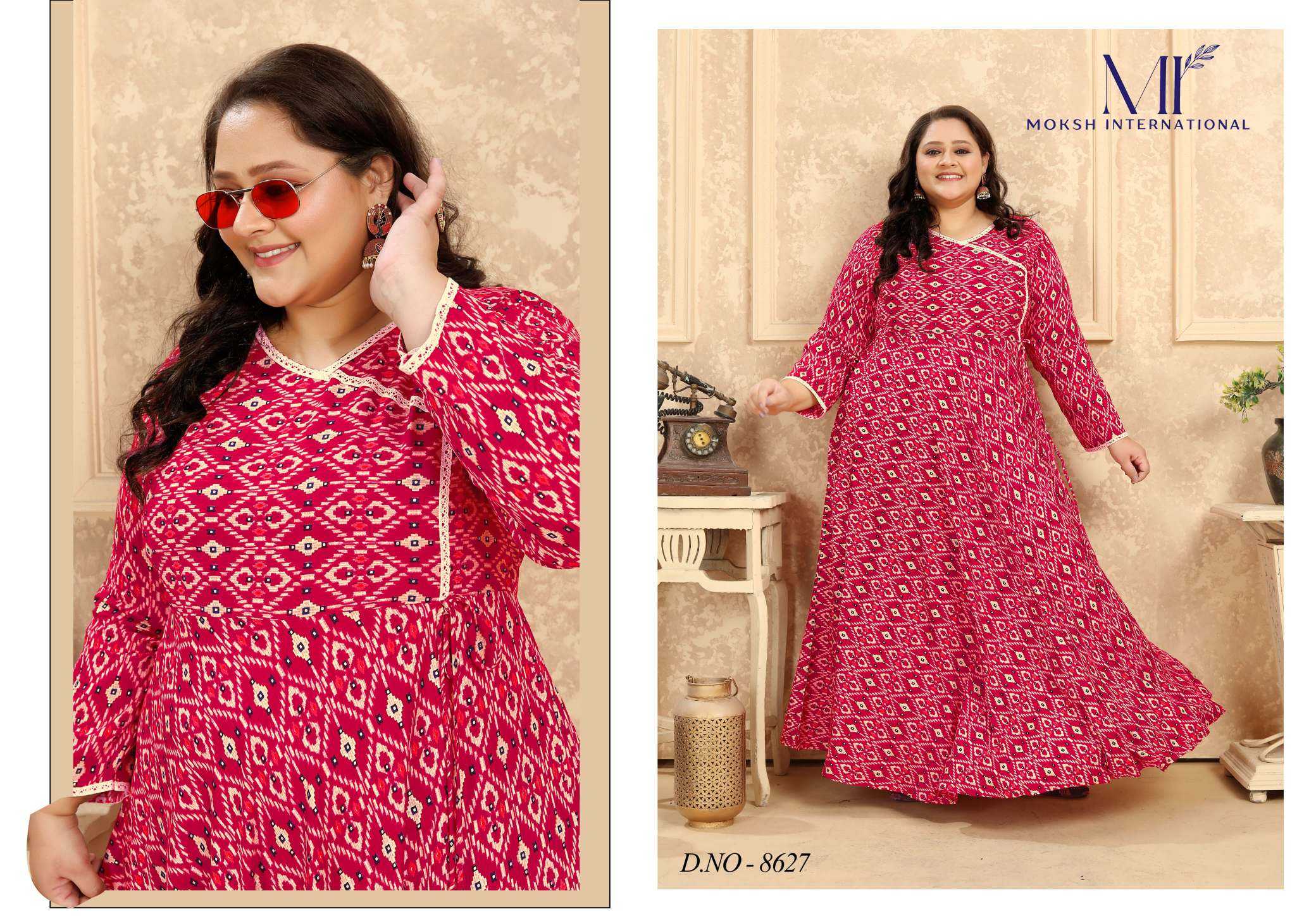 YNF Wholesale Rayon Party Gowns KESH607 BIG SIZE VOL-2 | Surat Manufacturer
