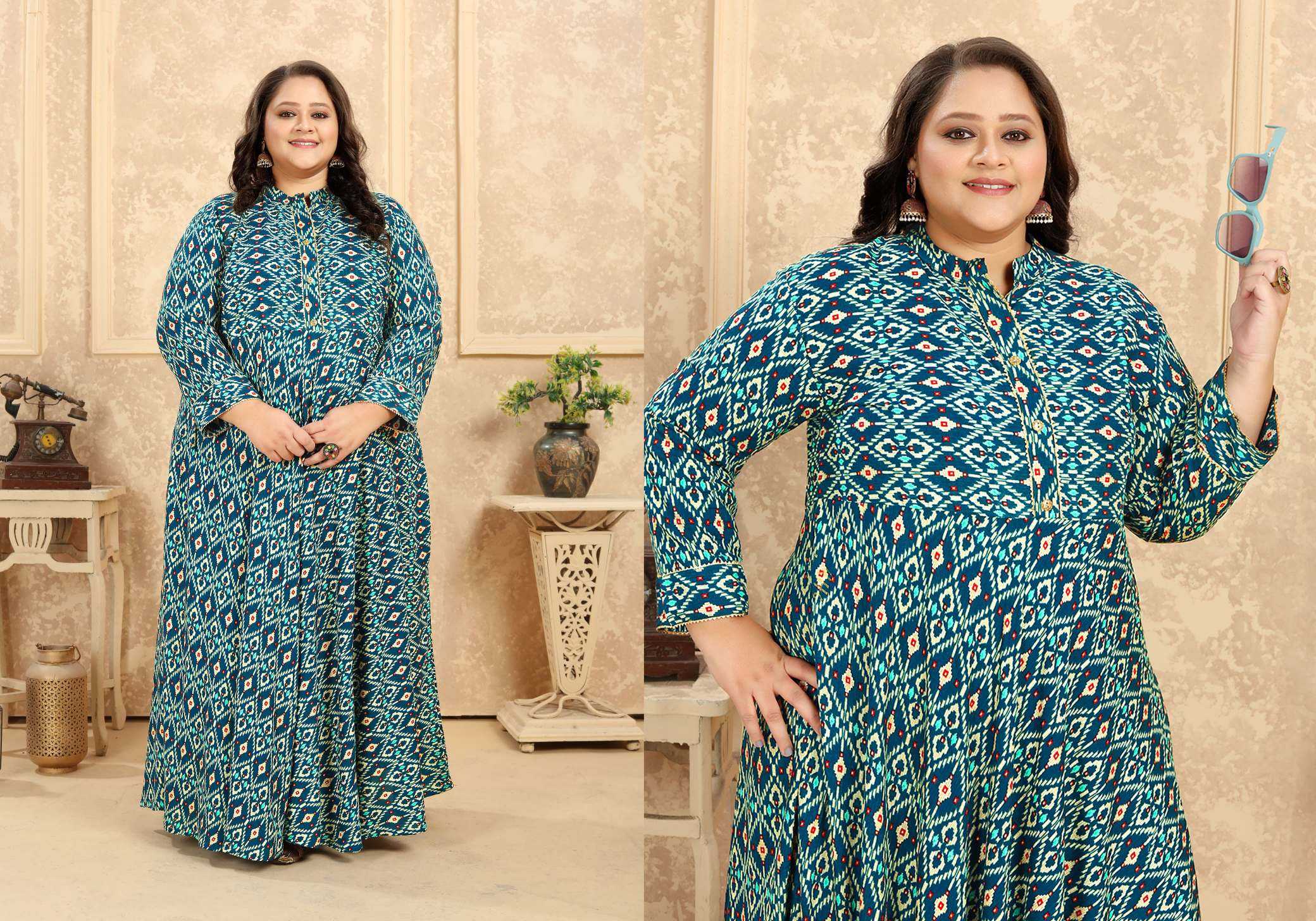 YNF Wholesale Rayon Party Gowns KESH607 BIG SIZE VOL-2 | Surat Manufacturer