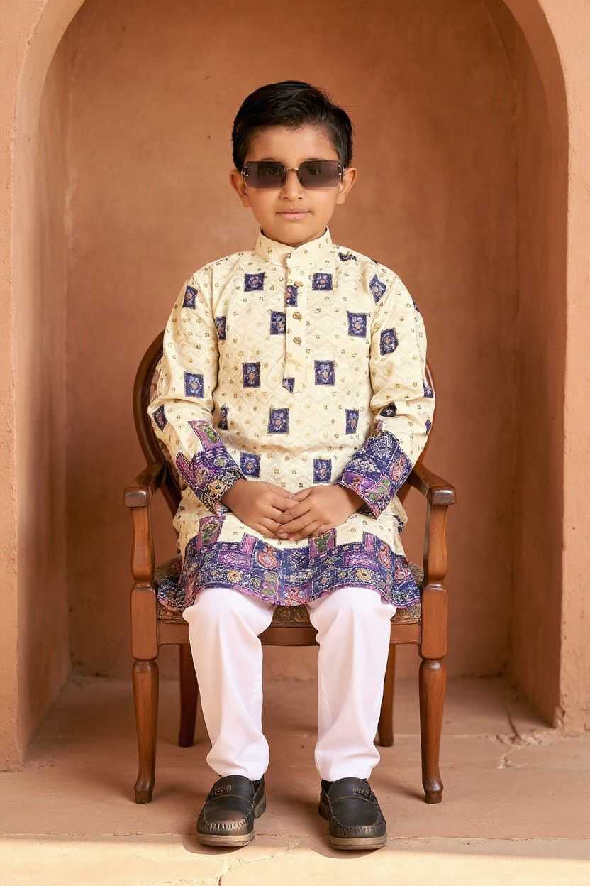 YNF Wholesale Rayon Boys Kurta Pyjama KESH620 VEDA | Surat Manufacturer