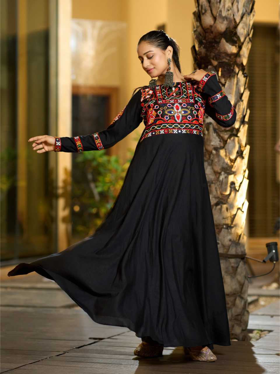 YNF Wholesale Rayon Embroidery Gowns KESH643 24 | Surat Manufacturer