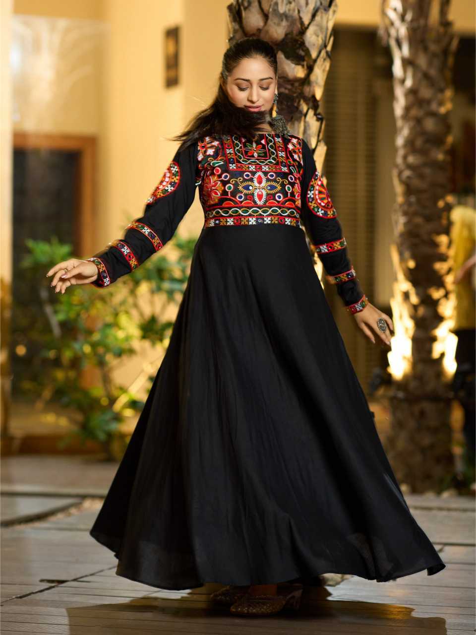 YNF Wholesale Rayon Embroidery Gowns KESH643 24 | Surat Manufacturer