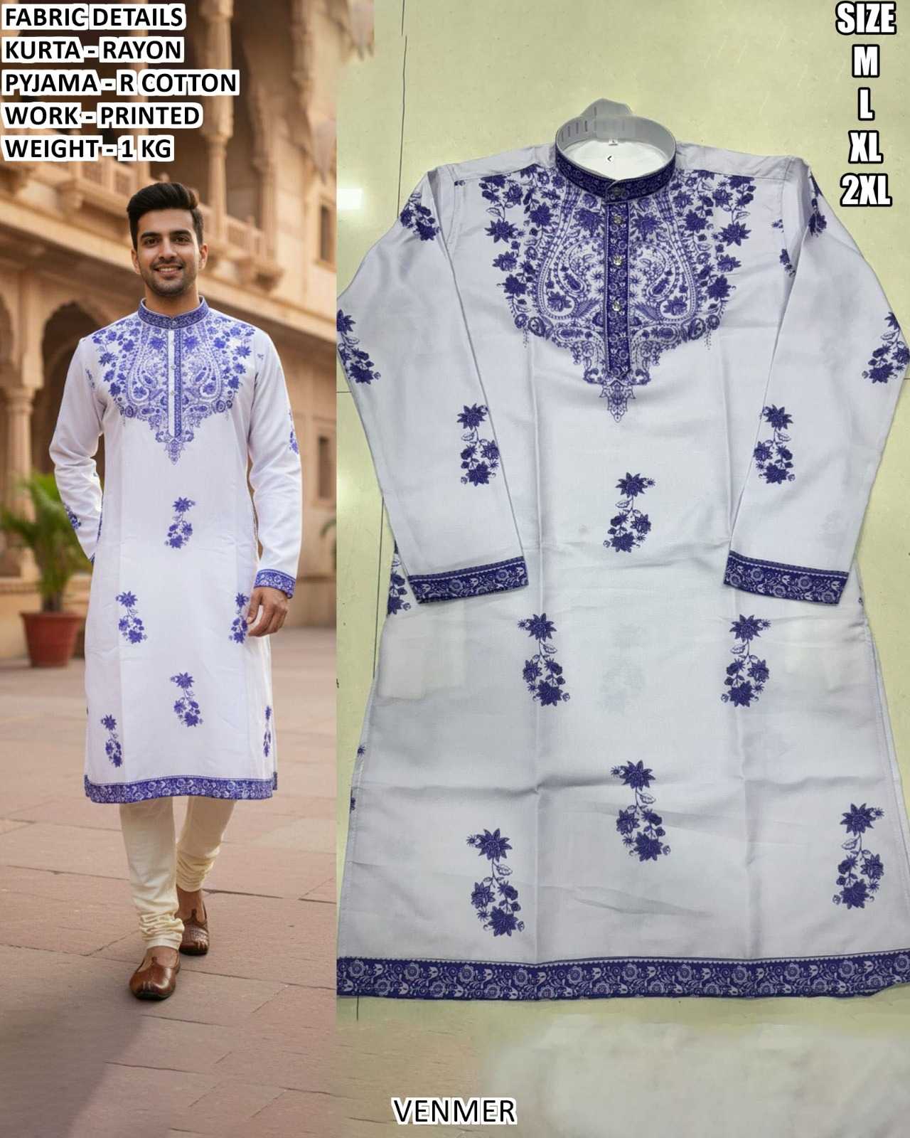 YNF Wholesale Reyon Cotton Mens Kurtas KESH481 118 | Surat Manufacturer