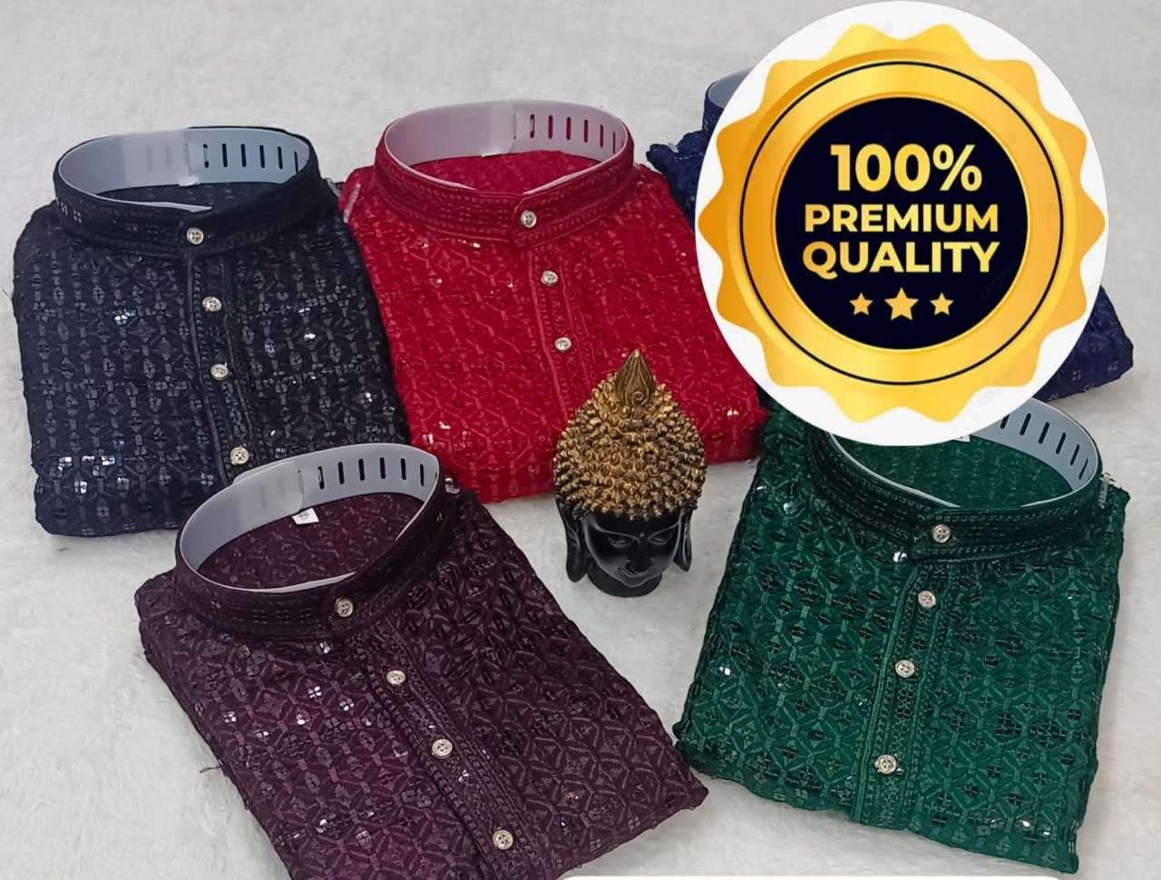 YNF Wholesale Reyon Cotton Mens Kurta Pyjama KESH650 Lucknavi | Surat Manufacturer