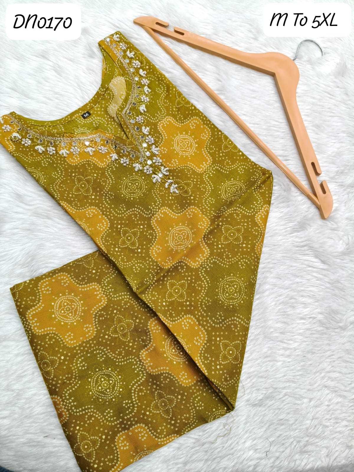 YNF Wholesale Reyon Cotton Embroidered Kurtis KESH720 DN0170 | Surat Manufacturer