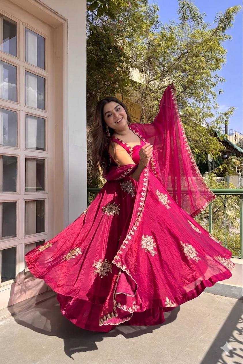 YNF Wholesale Satin Embroidery Gowns KESH513 584 | Surat Manufacturer
