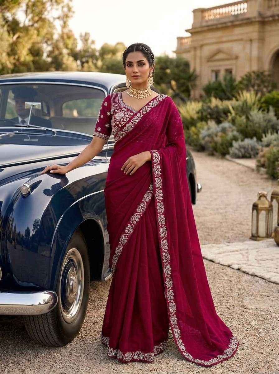 YNF Wholesale Satin Silk Sequin Sarees KESH659 Marvel1 | Surat Manufacturer