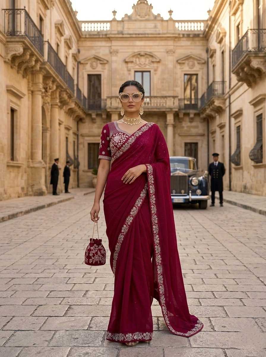 YNF Wholesale Satin Silk Sequin Sarees KESH659 Marvel1 | Surat Manufacturer
