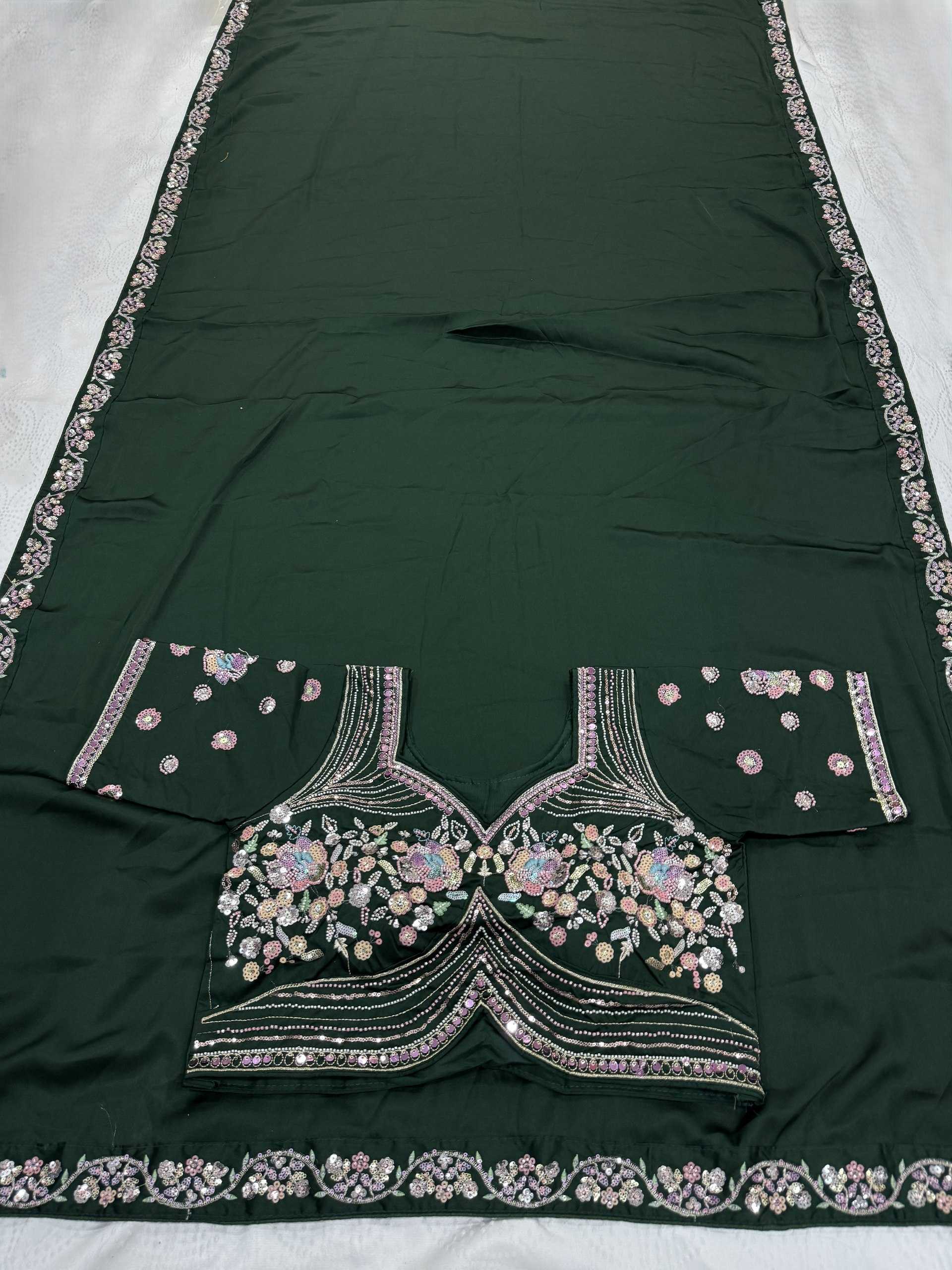YNF Wholesale Satin Silk Sequin Sarees KESH659 Marvel1 | Surat Manufacturer