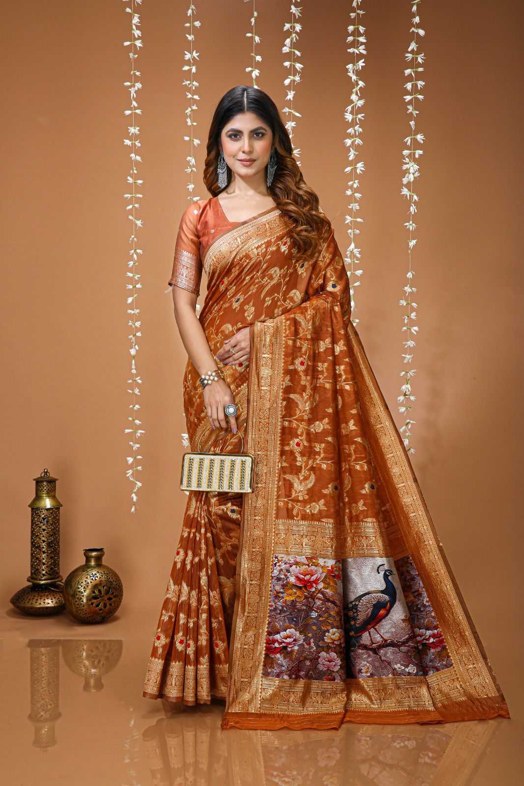 YNF Wholesale Silk Cotton Fancy Sarees KESH577 CM-SPAN 3D | Surat Manufacturer