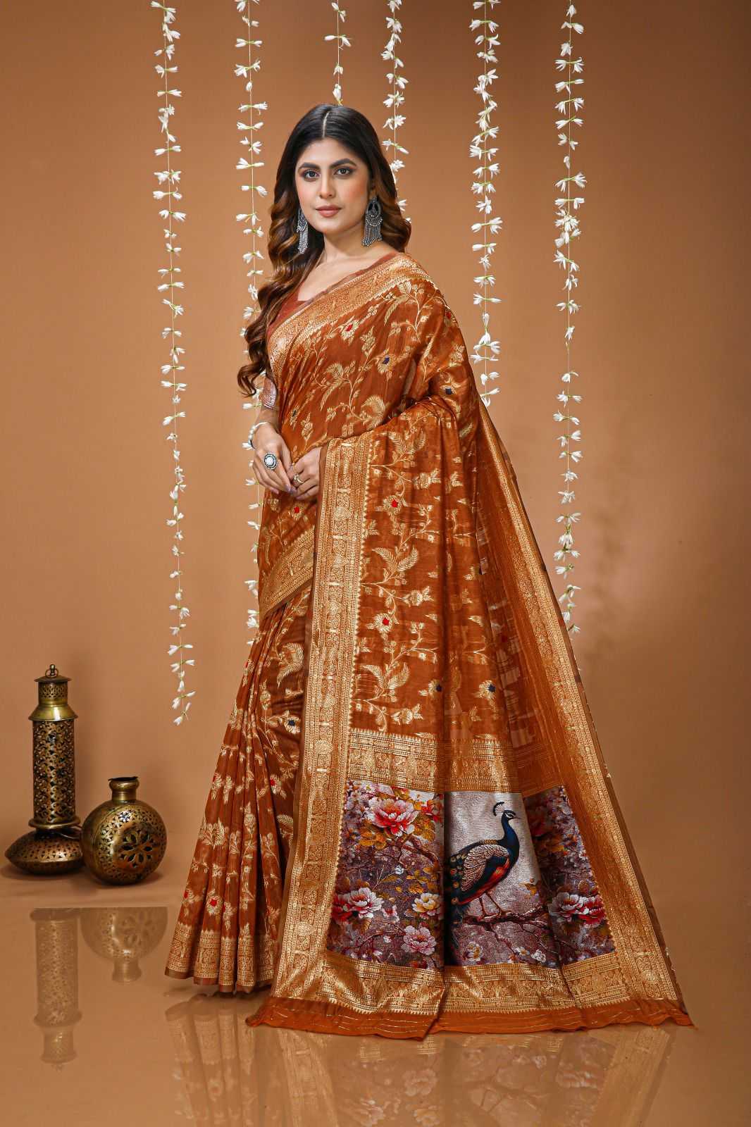 YNF Wholesale Silk Cotton Fancy Sarees KESH577 CM-SPAN 3D | Surat Manufacturer