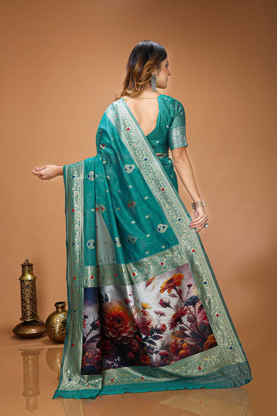 YNF Wholesale Silk Cotton Fancy Sarees KESH577 CM-SPAN 3D | Surat Manufacturer