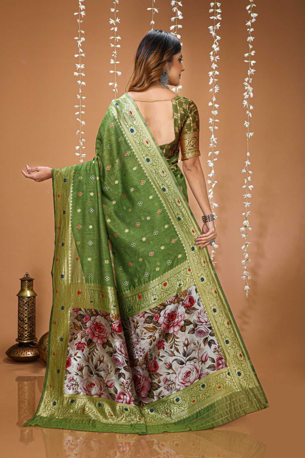 YNF Wholesale Silk Cotton Fancy Sarees KESH577 CM-SPAN 3D | Surat Manufacturer