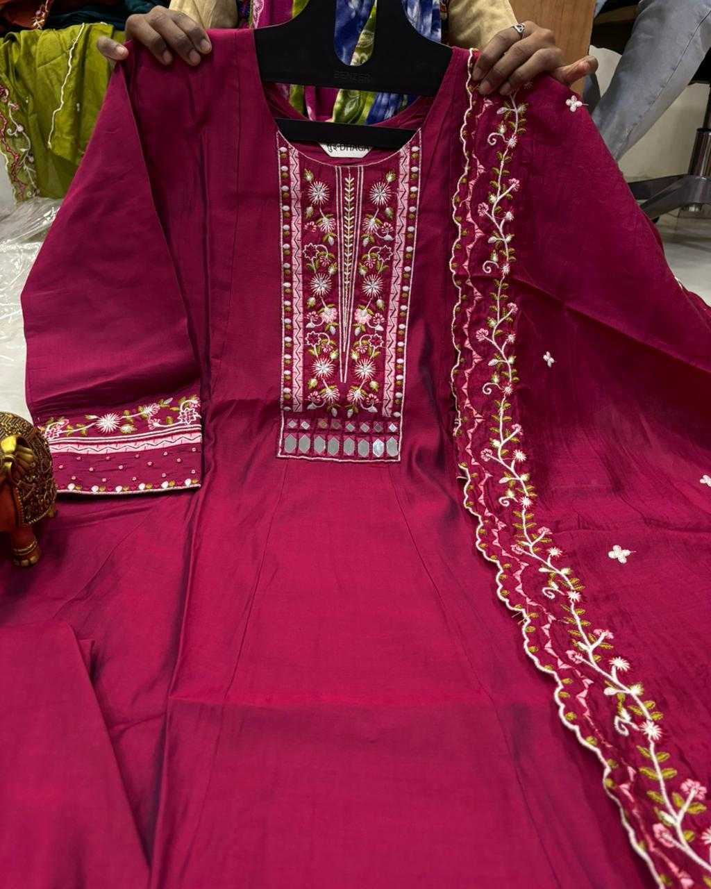 YNF Wholesale Silk Anarkali Kurtis KESH147 Tisha | Surat Manufacturer