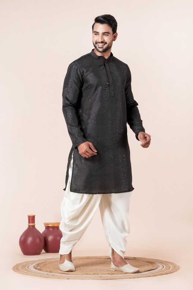 YNF Wholesale Silk Bengali Dhoti Kurta Pyjama KESH170 ZK-01-DT-01 | Surat Manufacturer