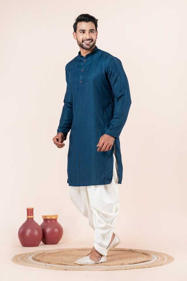 YNF Wholesale Silk Bengali Dhoti Kurta Pyjama KESH170 ZK-07-DT-01 | Surat Manufacturer