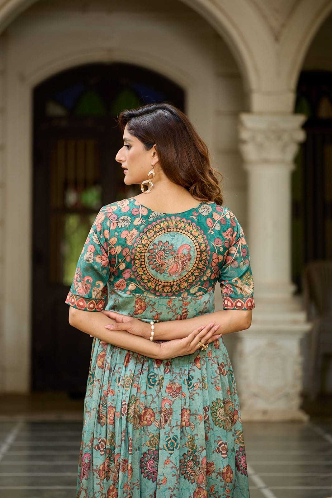 YNF Wholesale Silk Printed Gowns KESH249 2130 | Surat Manufacturer
