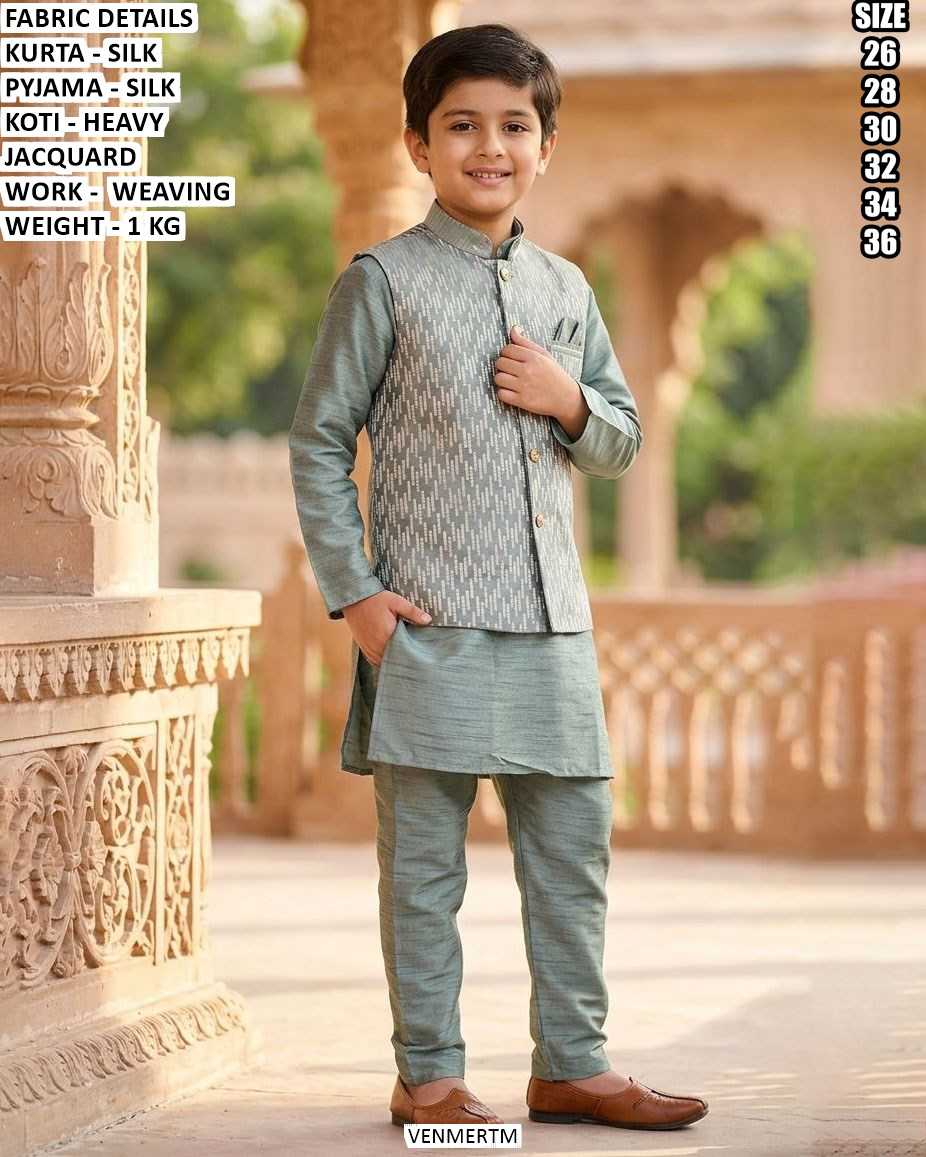 YNF Wholesale Silk Boys Kurta Pyjama KESH481 223 | Surat Manufacturer