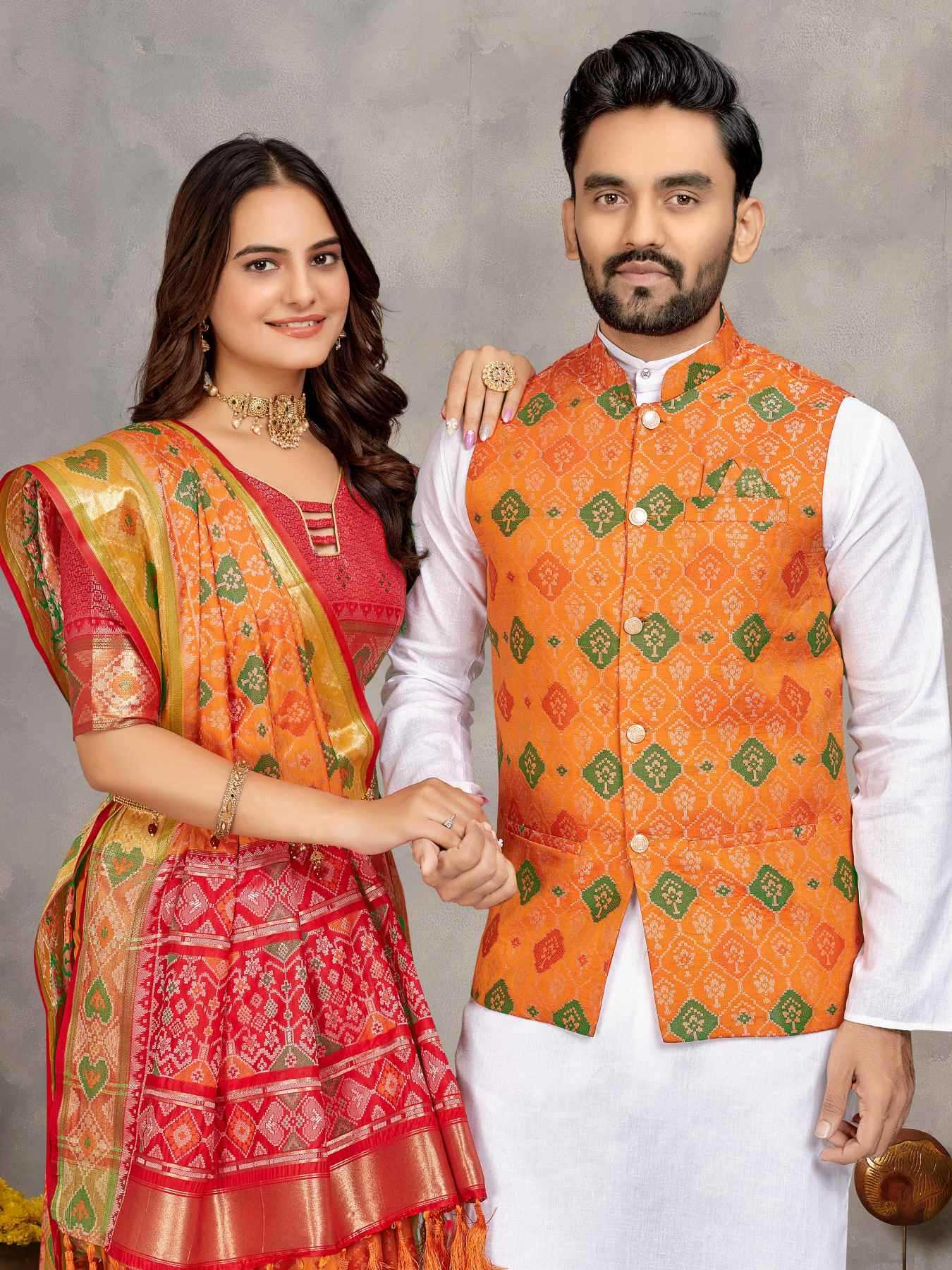 YNF Wholesale Silk Couple Matching Ethnic Outfits KESH620 MOH-MAYA-1 | Surat Manufacturer