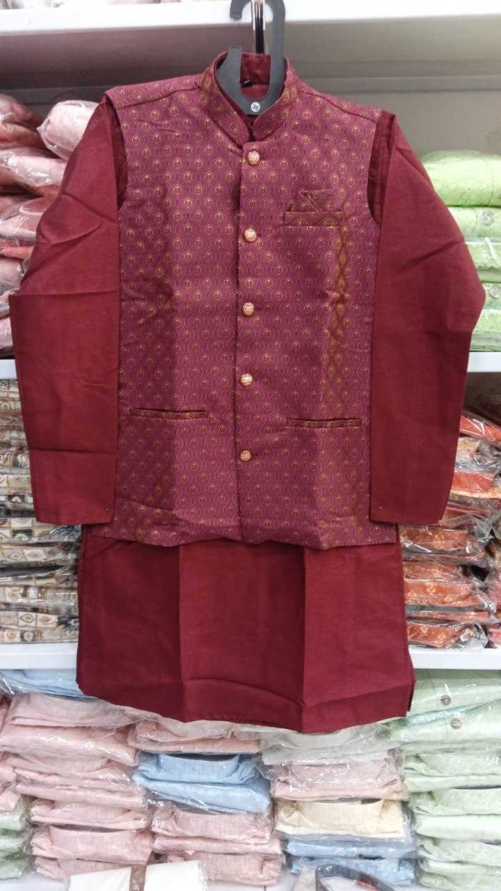 YNF Wholesale Silk Mens Kurta Pyjama KESH650 Koti | Surat Manufacturer