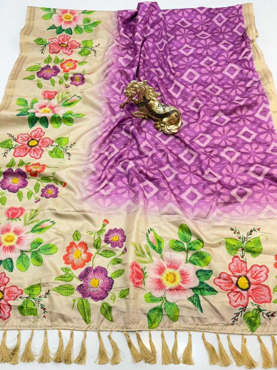 YNF Wholesale Silk Printed Silk Saree KESH692 MANISHA | Surat Manufacturer