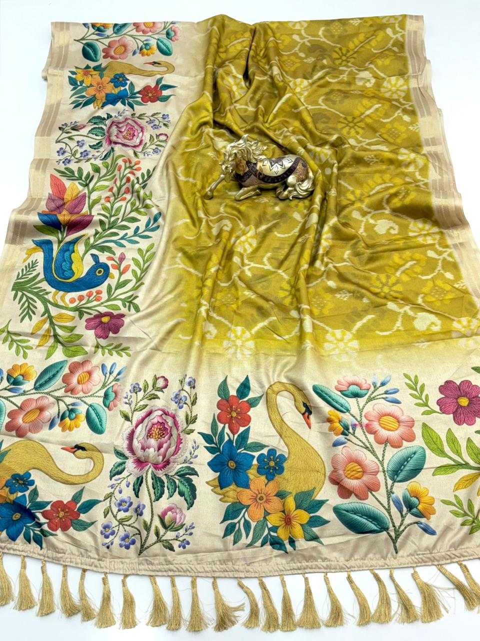 YNF Wholesale Silk Printed Silk Saree KESH692 MANISHA | Surat Manufacturer