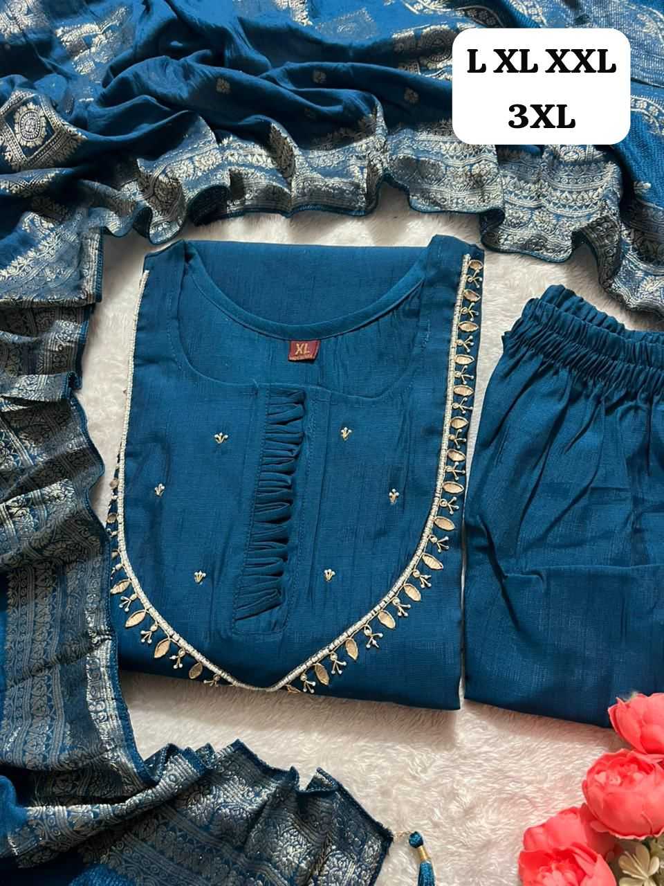 YNF Wholesale Silk Embroidery Suits KESH736 Ruru 5249 | Surat Manufacturer