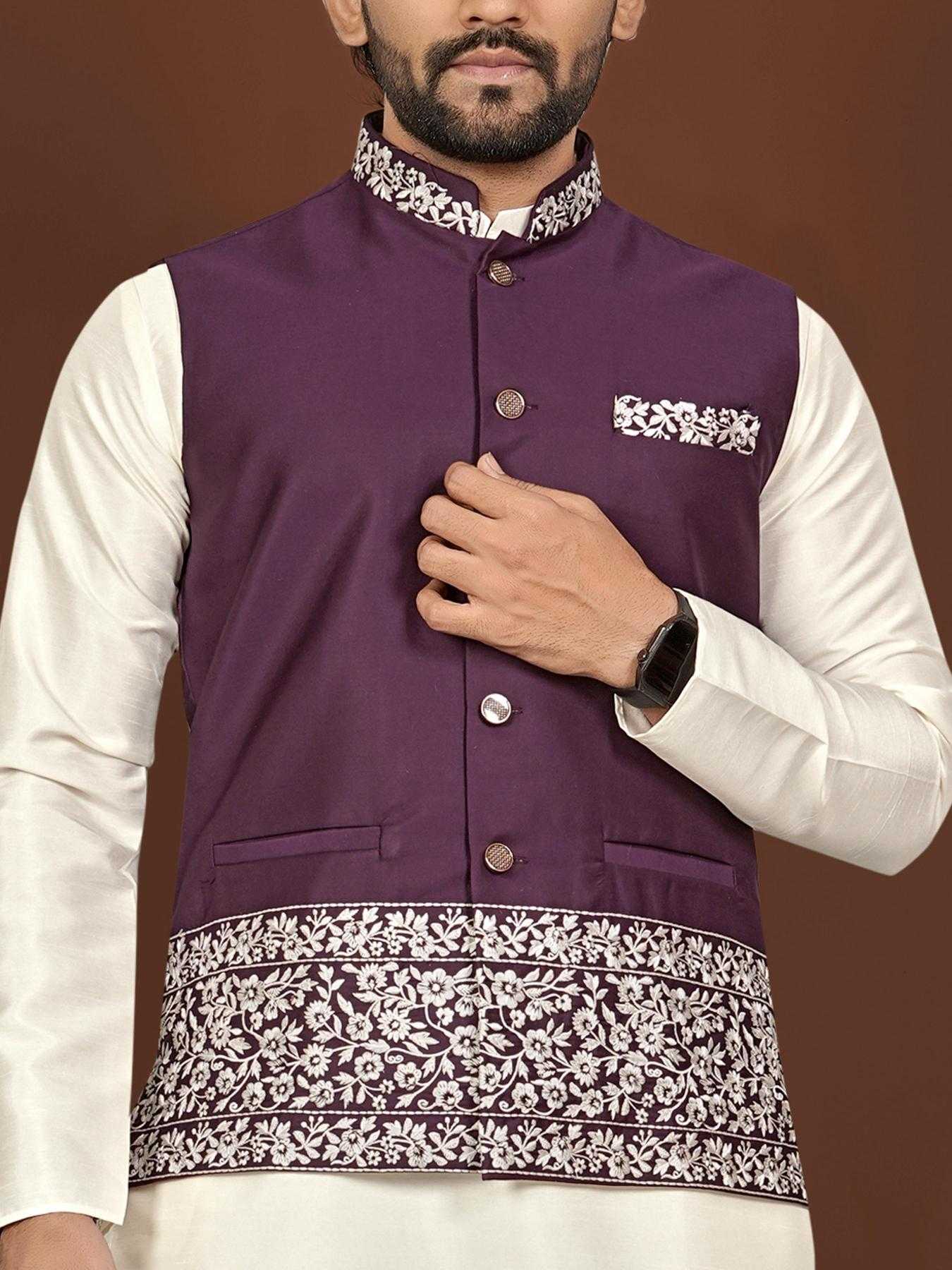 YNF Wholesale Silk Mens Kurta Pyjama KESH747 AAGAMAN | Surat Manufacturer
