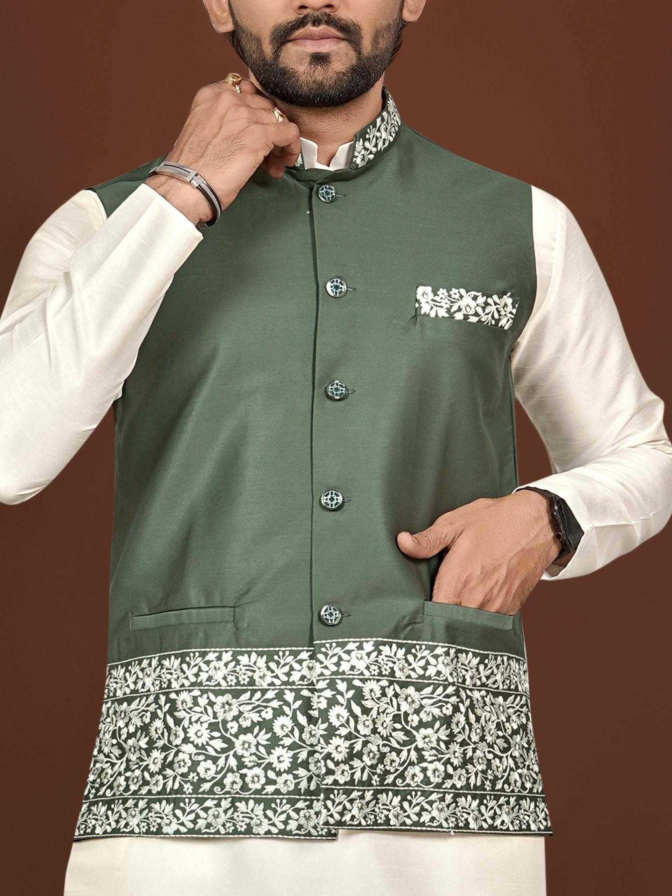 YNF Wholesale Silk Mens Kurta Pyjama KESH747 AAGAMAN | Surat Manufacturer