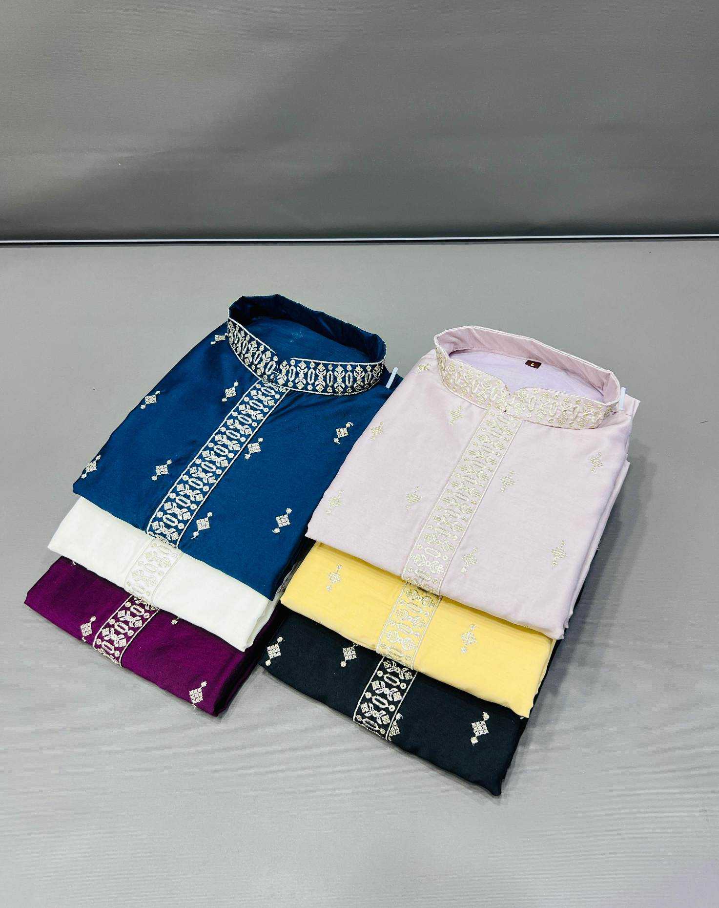 YNF Wholesale Silk Mens Kurta Pyjama KESH747 SUVARN | Surat Manufacturer