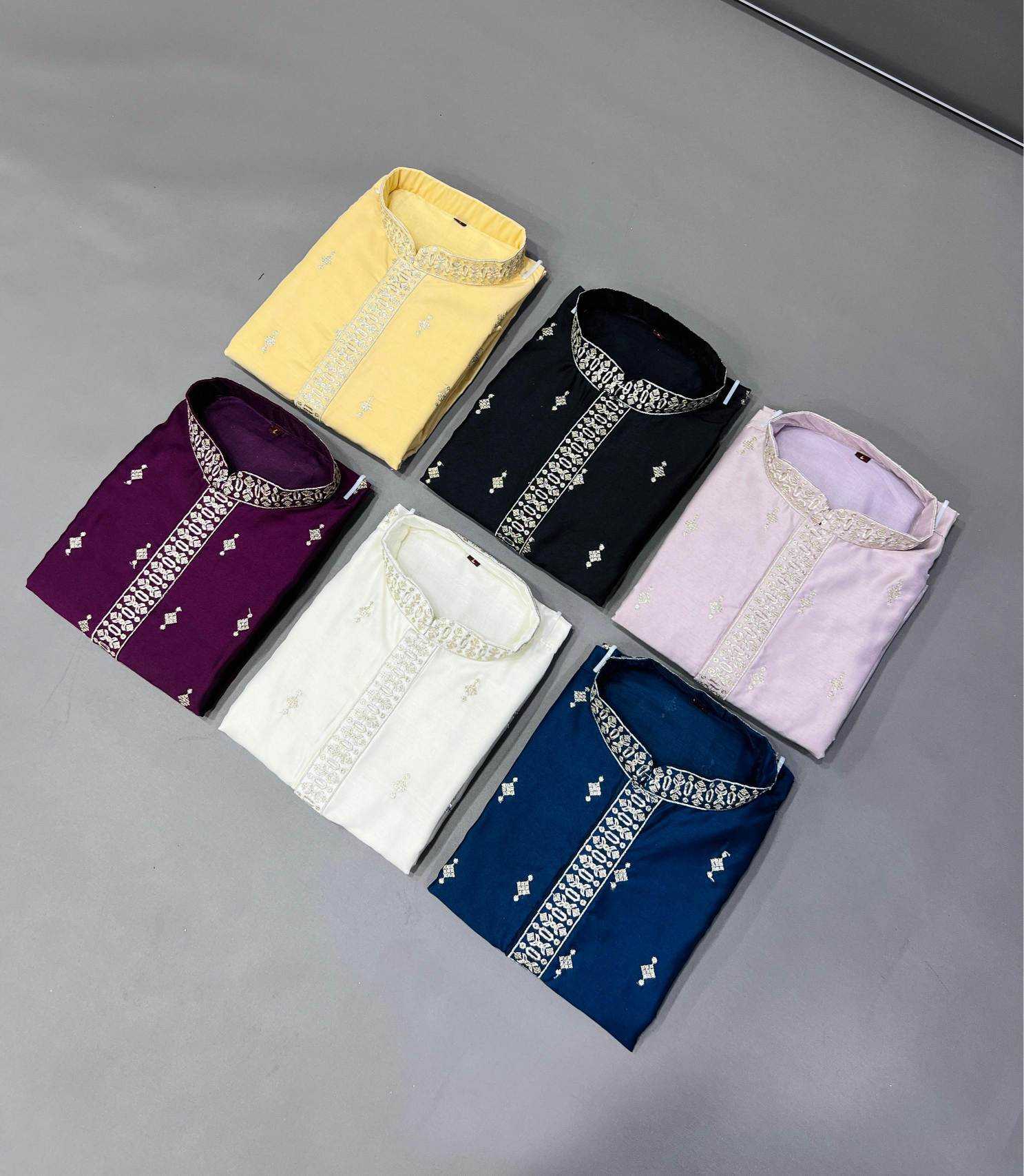 YNF Wholesale Silk Mens Kurta Pyjama KESH747 SUVARN | Surat Manufacturer