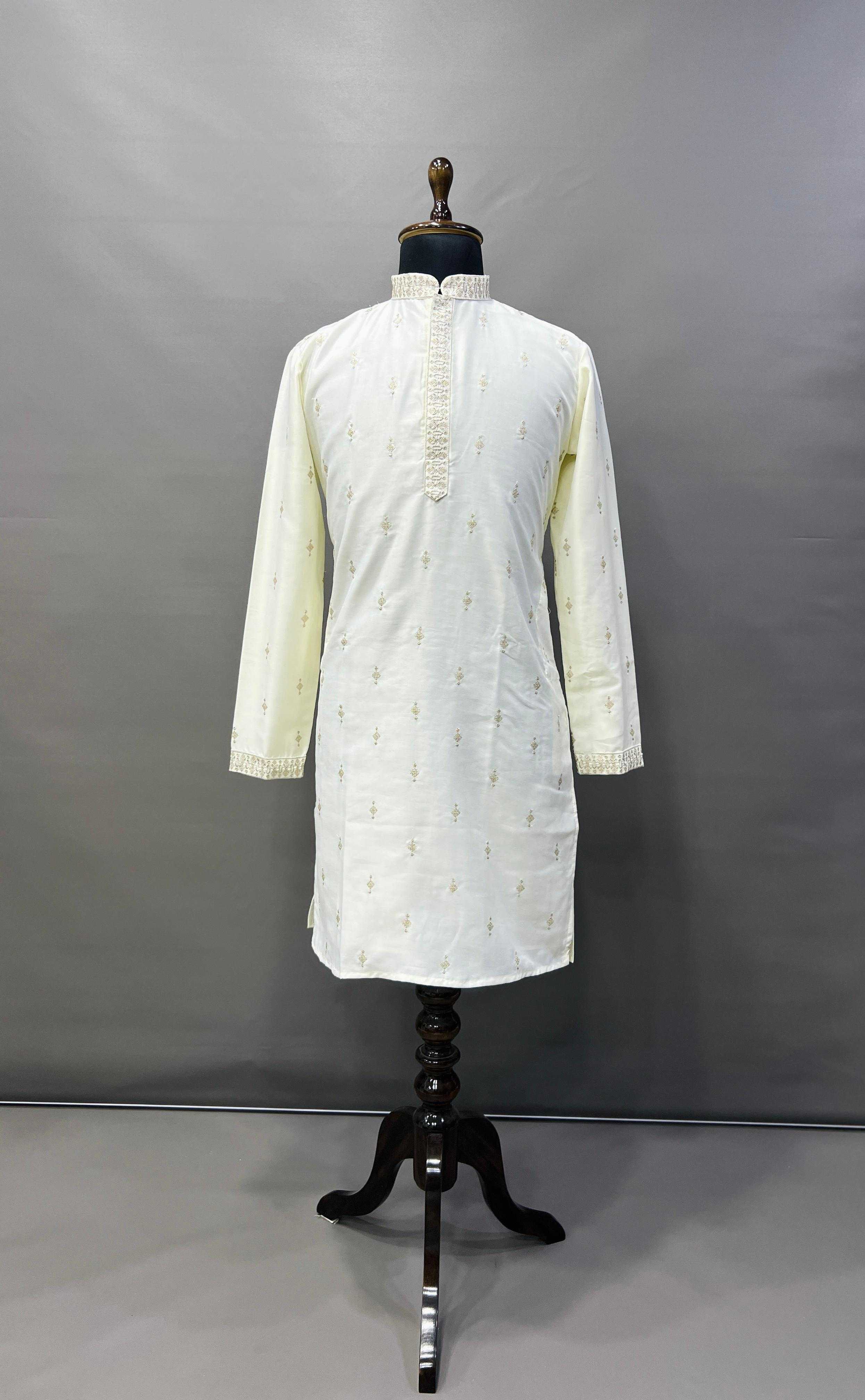 YNF Wholesale Silk Mens Kurta Pyjama KESH747 SUVARN | Surat Manufacturer