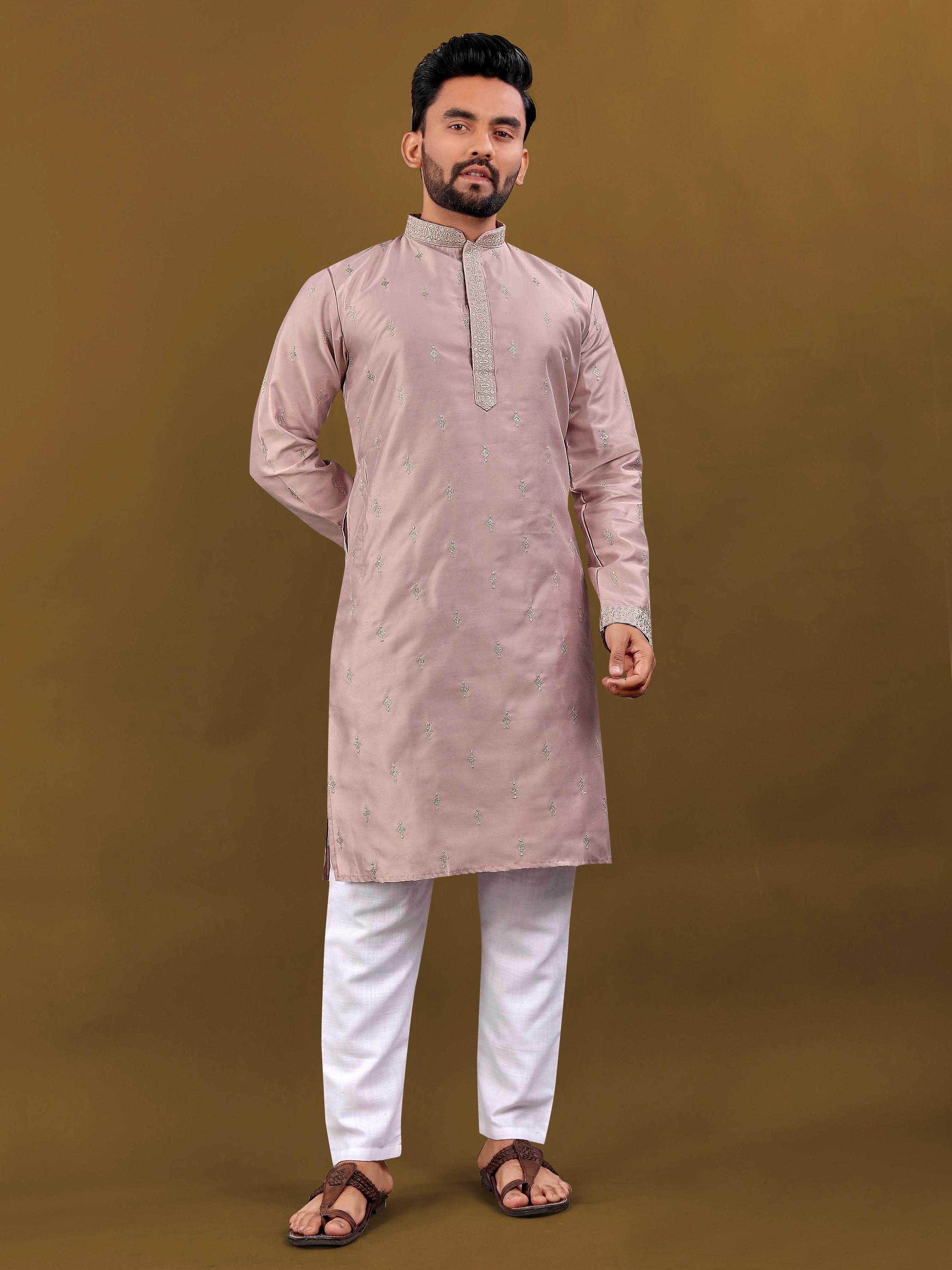 YNF Wholesale Silk Mens Kurtas KESH747 SUVARN | Surat Manufacturer