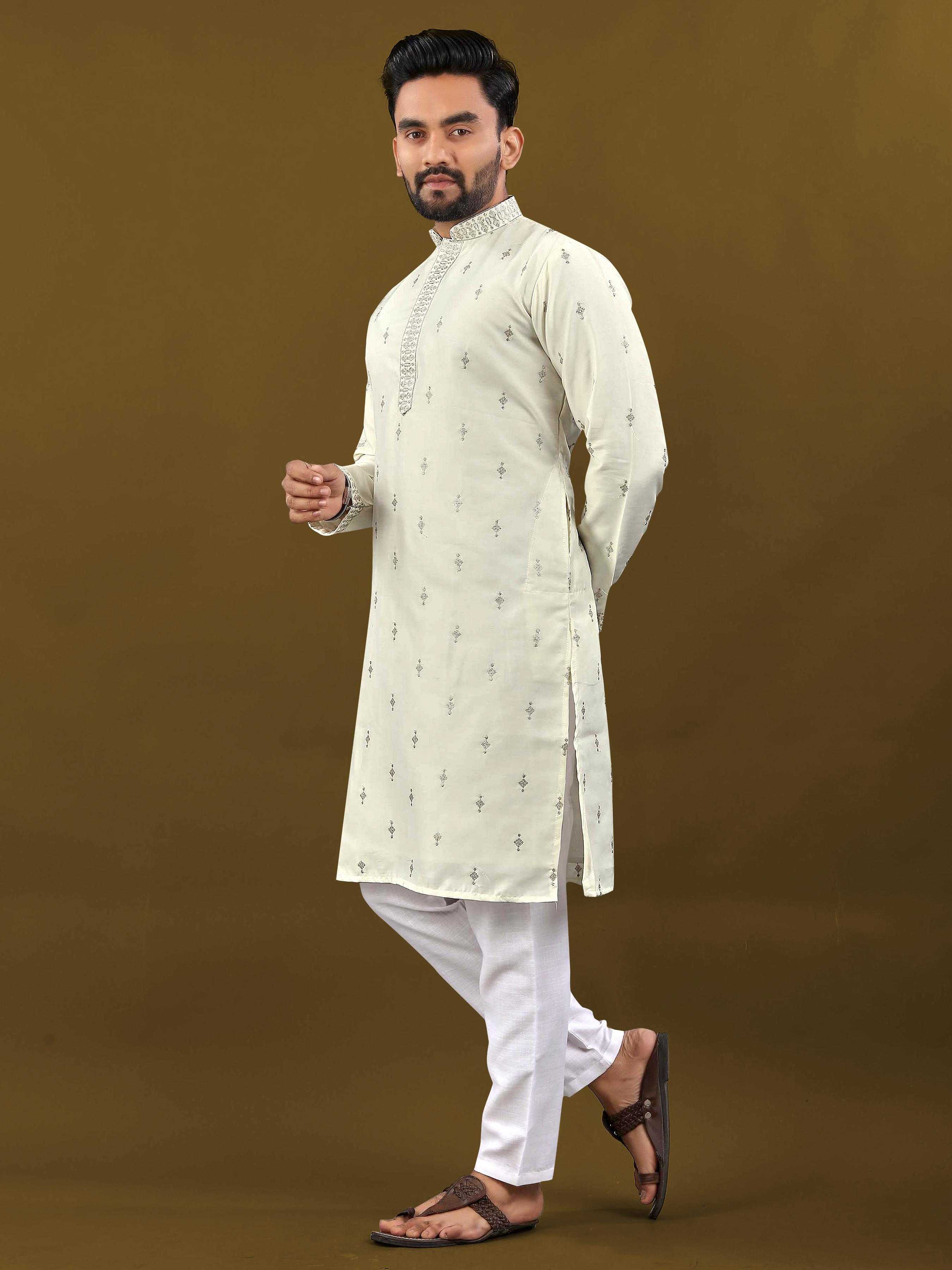 YNF Wholesale Silk Mens Kurtas KESH747 SUVARN | Surat Manufacturer