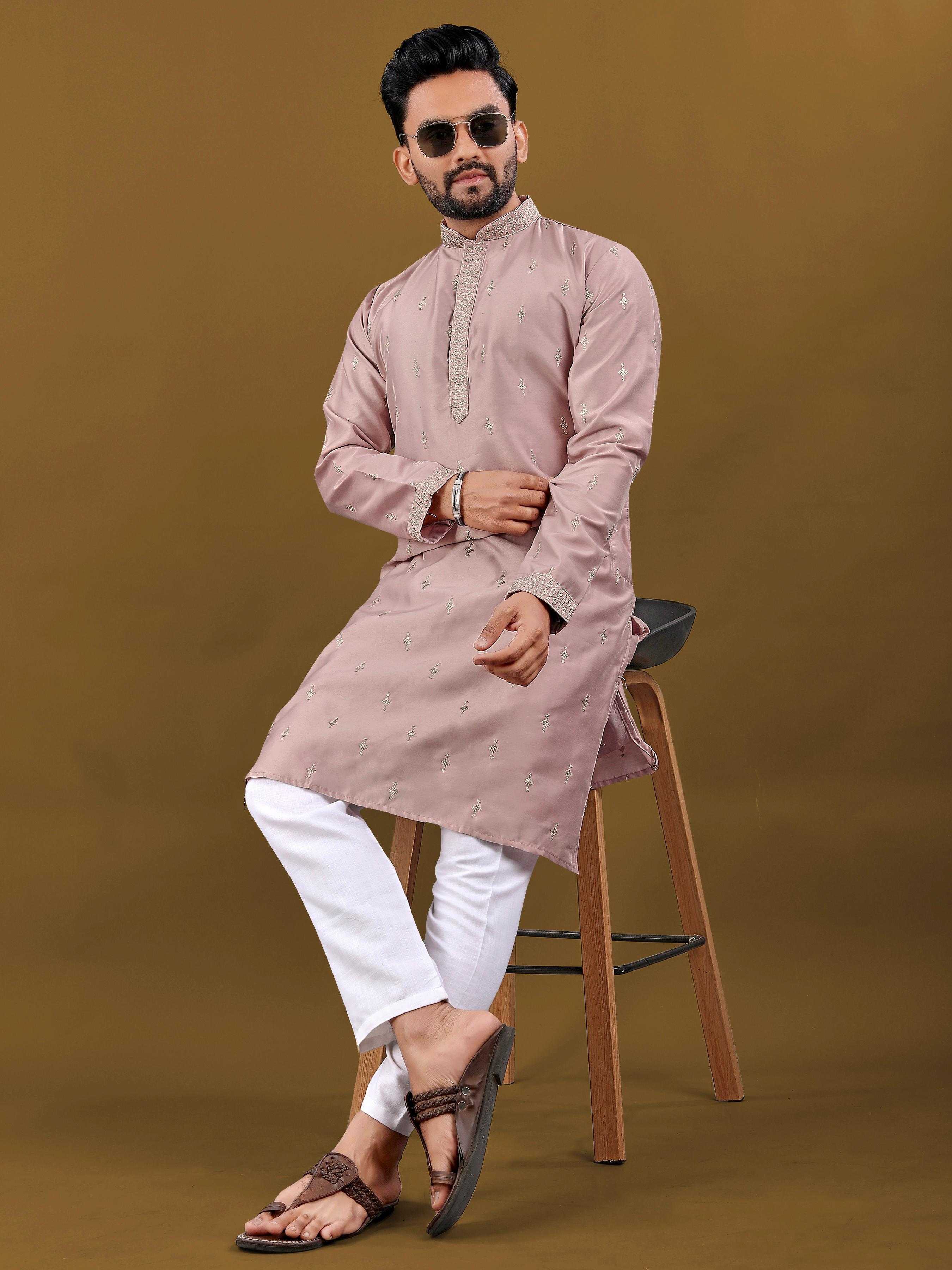 YNF Wholesale Silk Mens Kurtas KESH747 SUVARN | Surat Manufacturer