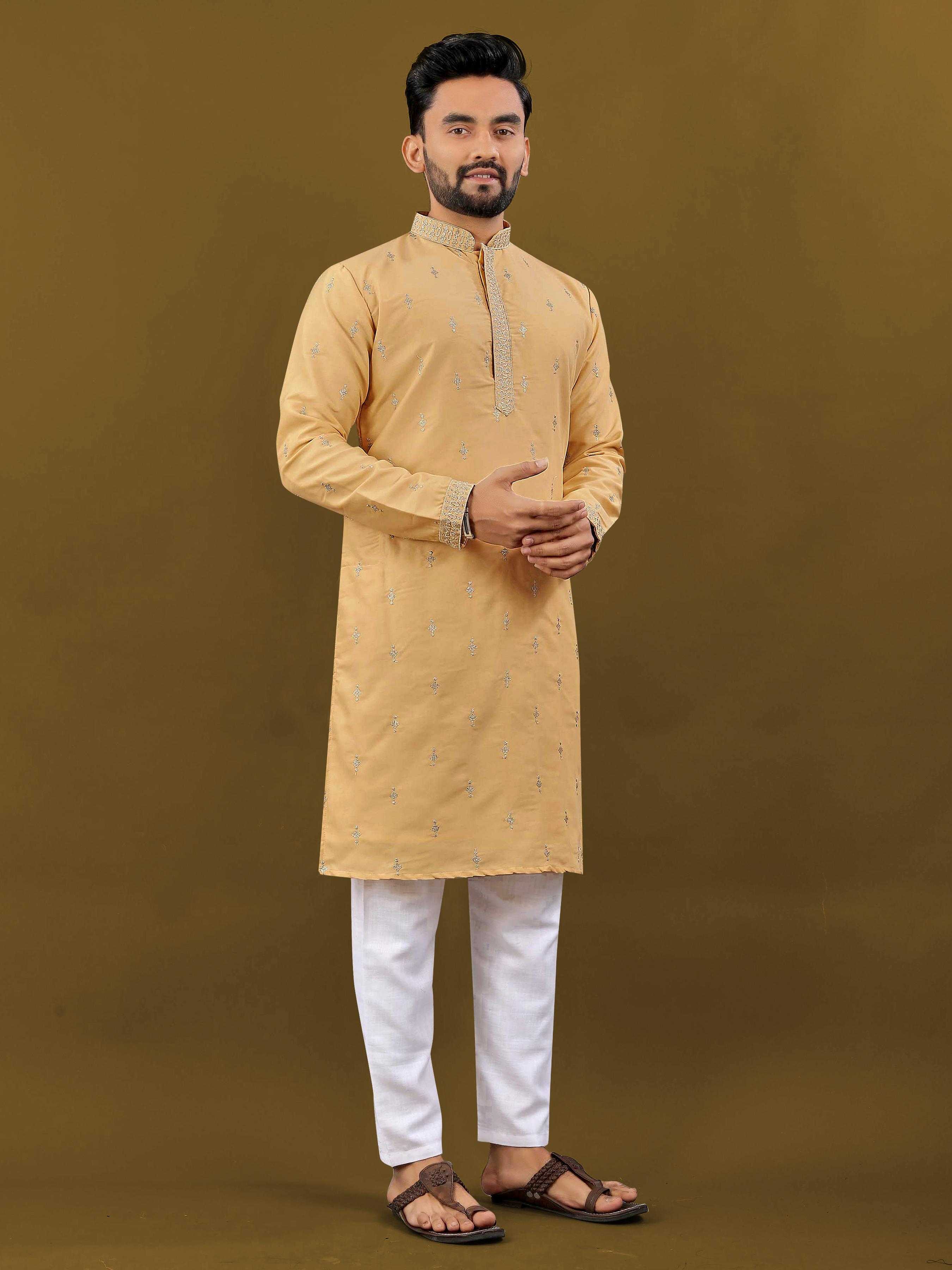 YNF Wholesale Silk Mens Kurtas KESH747 SUVARN | Surat Manufacturer