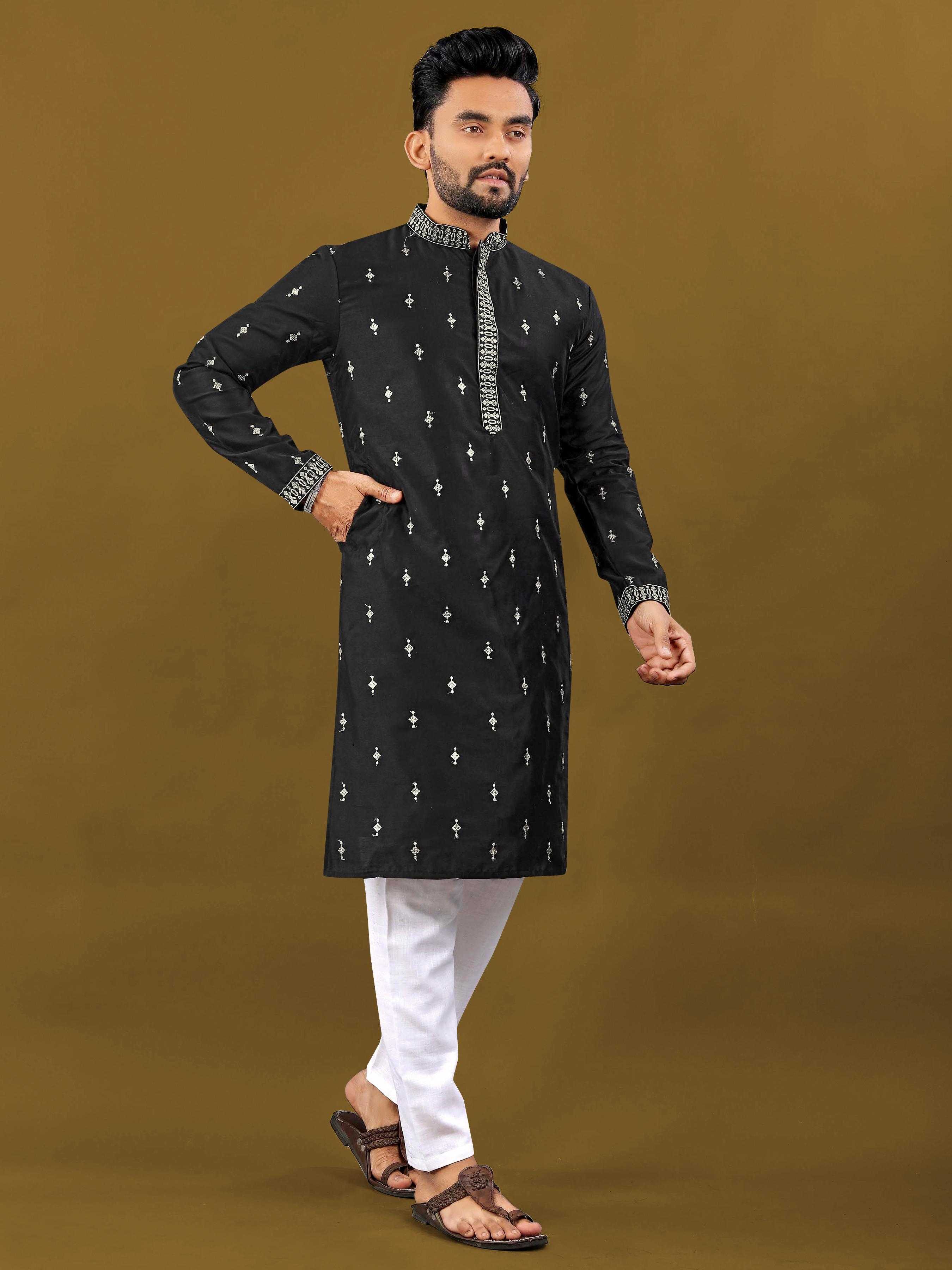 YNF Wholesale Silk Mens Kurtas KESH747 SUVARN | Surat Manufacturer