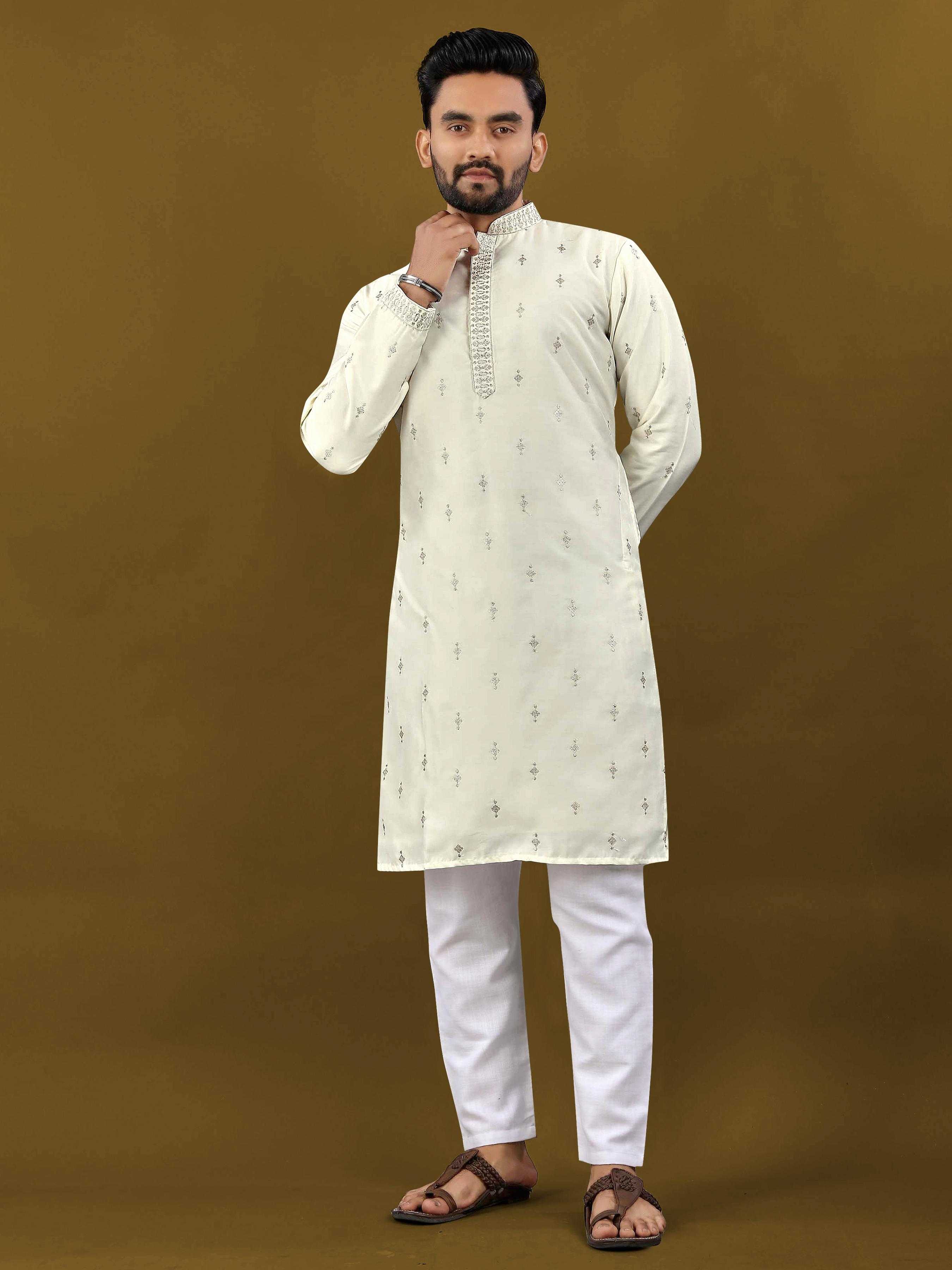 YNF Wholesale Silk Mens Kurtas KESH747 SUVARN | Surat Manufacturer