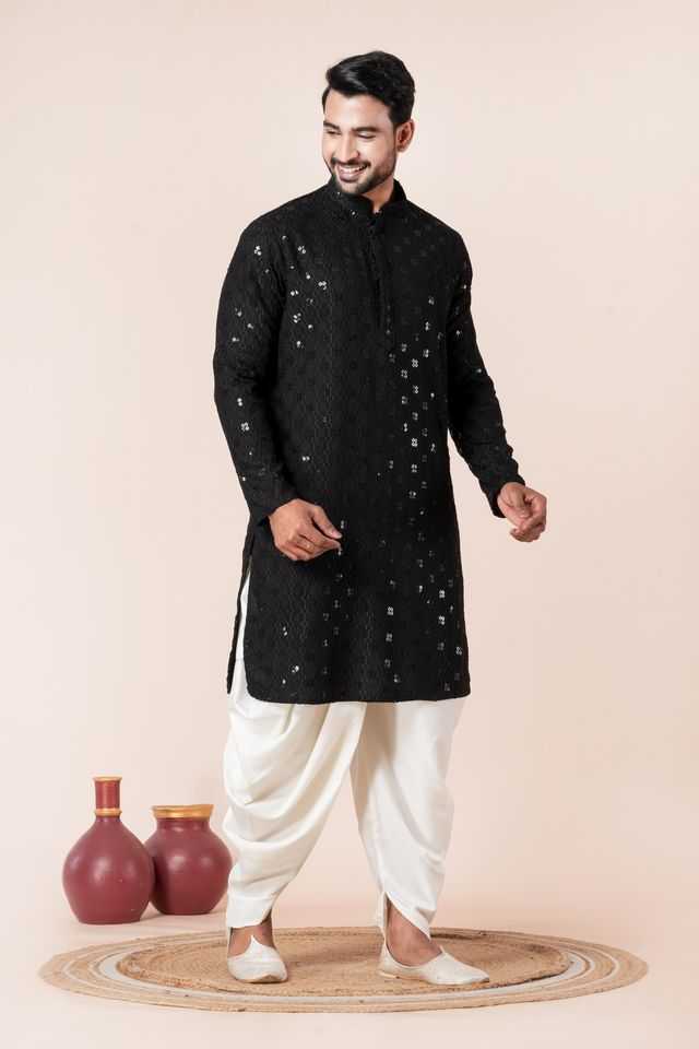YNF Wholesale Soft Cotton Silk Bengali Dhoti Kurta Pyjama KESH170 ZK-09-DT-01 | Surat Manufacturer