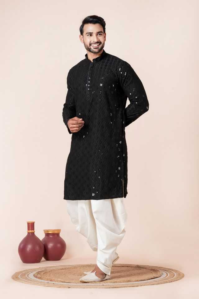 YNF Wholesale Soft Cotton Silk Bengali Dhoti Kurta Pyjama KESH170 ZK-09-DT-01 | Surat Manufacturer
