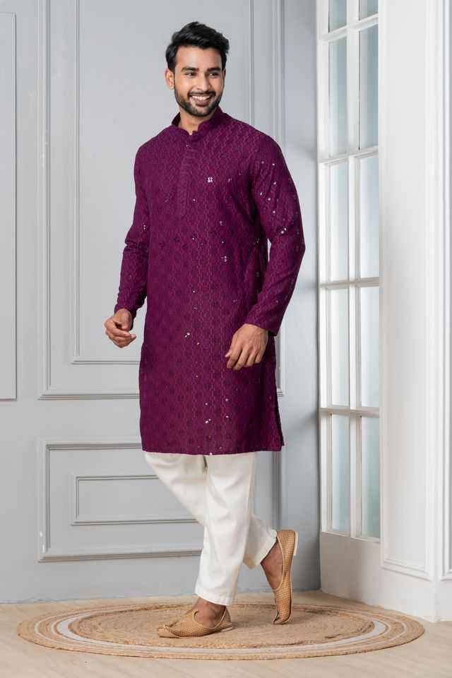 YNF Wholesale Soft Cotton Silk Mens Kurta Pyjama KESH170 ZK-10-PJ-01 | Surat Manufacturer