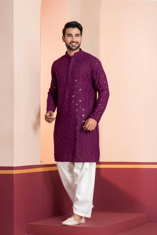YNF Wholesale Soft Cotton Silk Mens Kurta Pyjama KESH170 ZK-10-PT-01 | Surat Manufacturer