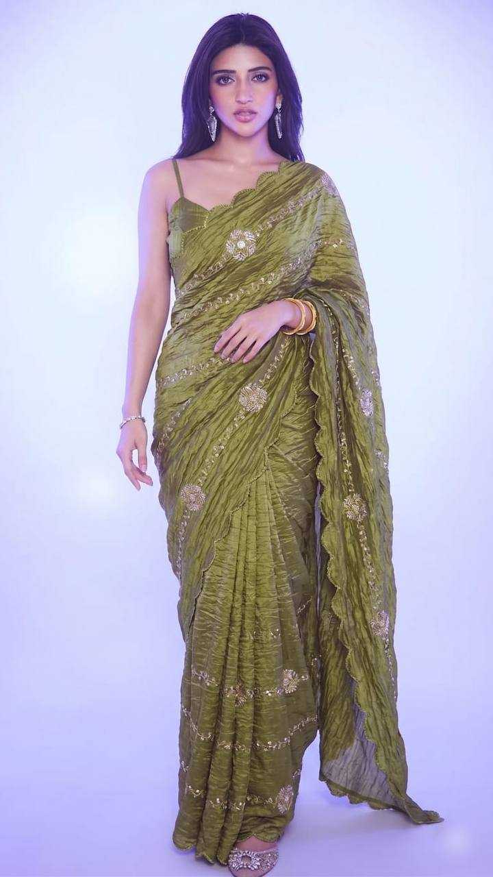 YNF Wholesale Soft Gold Crush Party Wear Sarees KESH488 crush | Surat Manufacturer