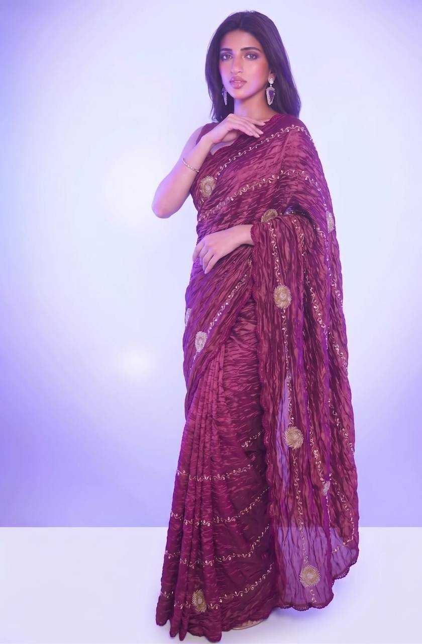 YNF Wholesale Soft Gold Crush Party Wear Sarees KESH488 crush | Surat Manufacturer