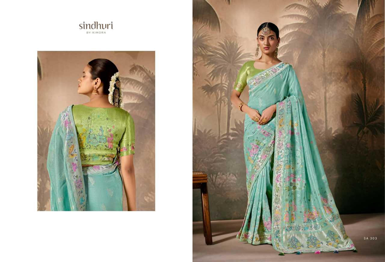 YNF Wholesale Soft Muga Silk Paithani Sarees KESH113 Kimora Sindhuri Sakhi x Rasm | Surat Manufacturer