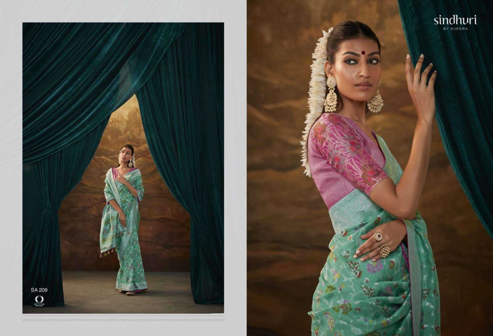 YNF Wholesale Soft Muga Silk Paithani Sarees KESH113 Kimora Sindhuri Sakhi x Rasm | Surat Manufacturer