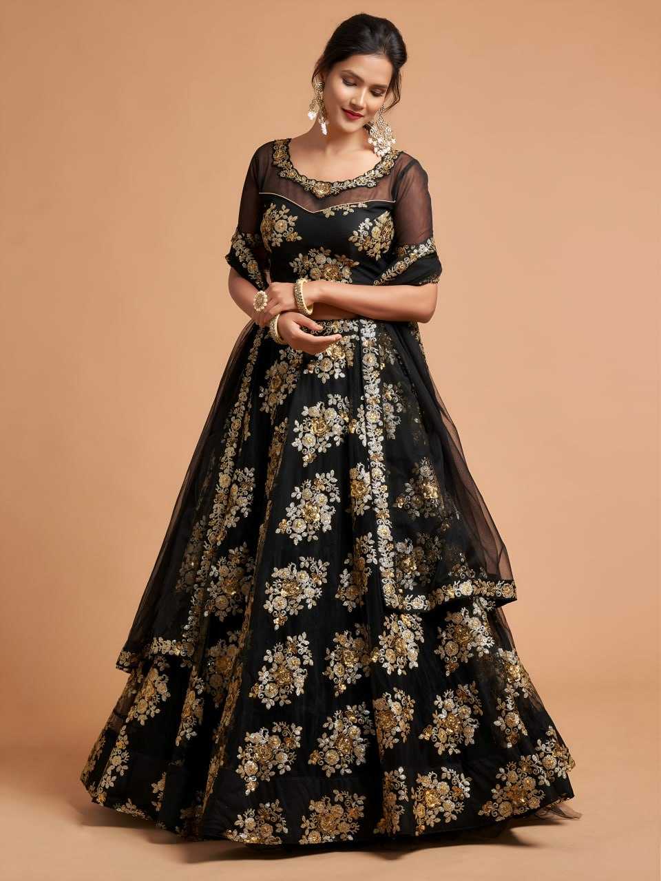 YNF Wholesale Soft Net Embroidered Lehenga KESH638 7306 | Surat Manufacturer