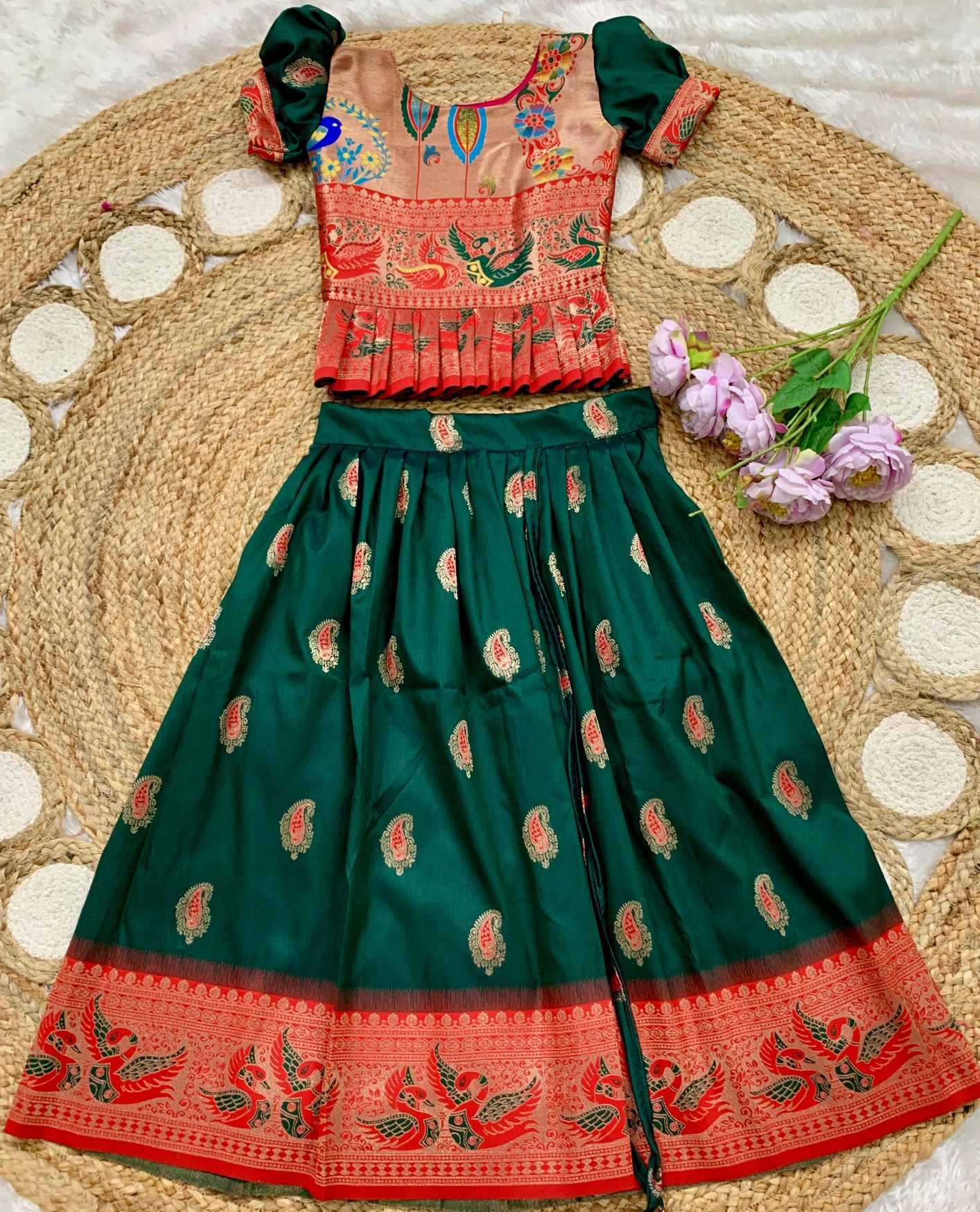 YNF Wholesale Soft Silk Kids Designer Frock KESH685 design zari | Surat Manufacturer
