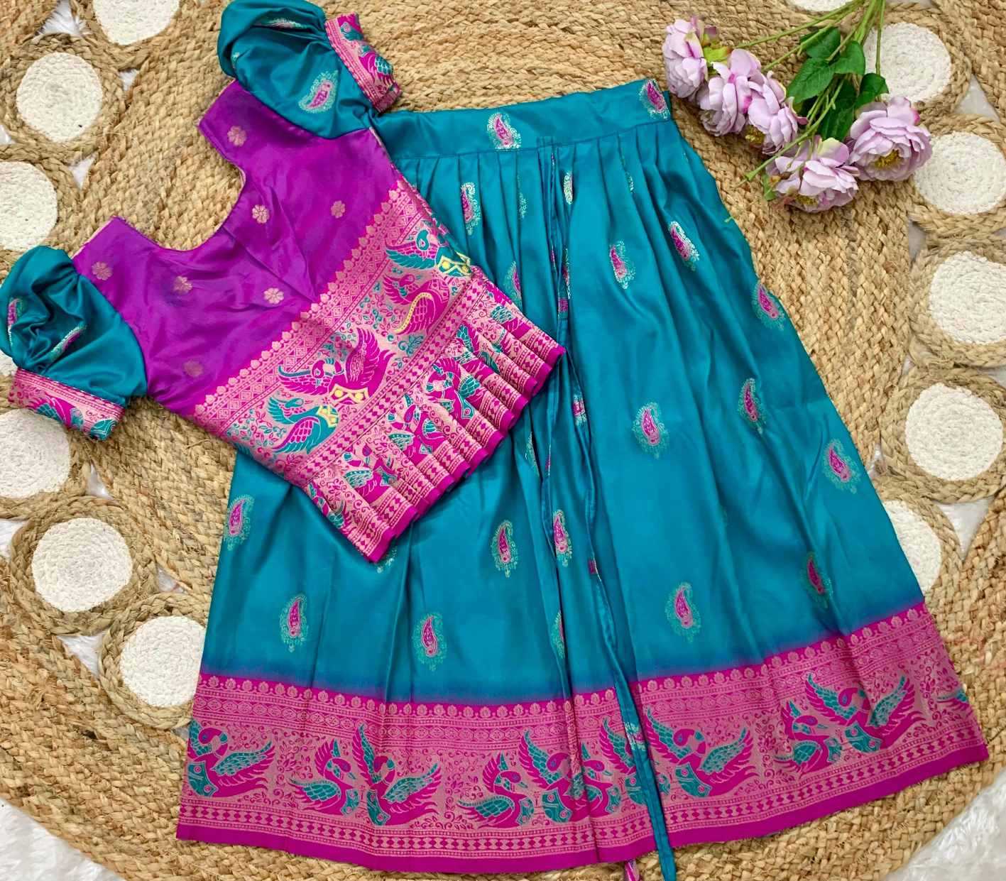 YNF Wholesale Soft Silk Kids Designer Frock KESH685 design zari | Surat Manufacturer
